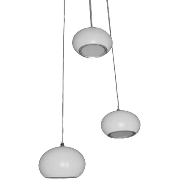 LAMPARA COLGANTE COB LED 3 X 5 W 30 X 80 CM REF. 26095-A MARCA LUXOLAR