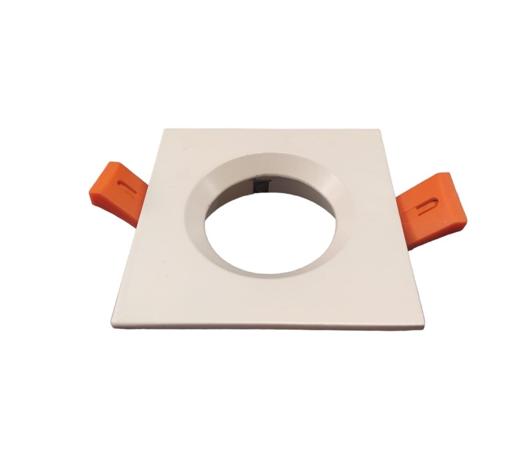 LAMP SPOT / OJO DE BUEY GU10 FIJO BLANCO CUADRADO REF. LD-04-247-WH MARCA BILIGHT