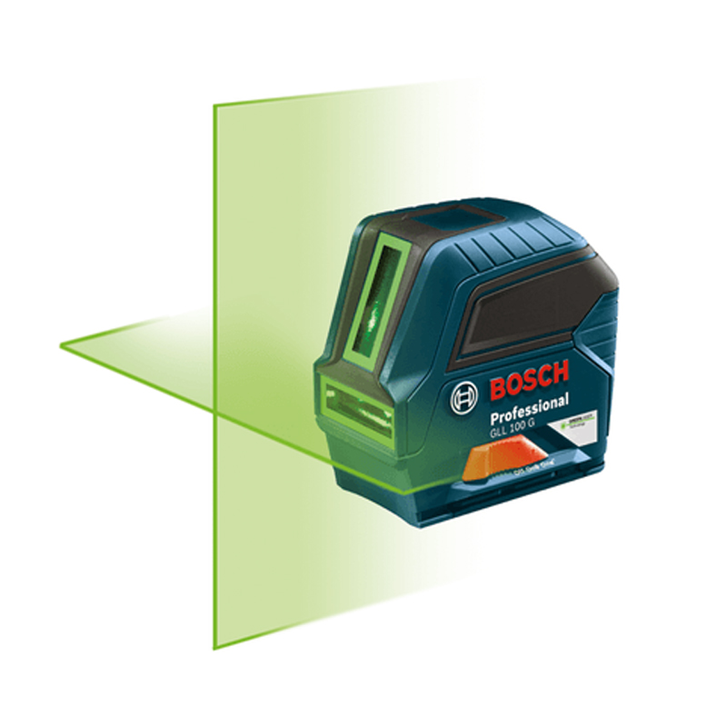 LASER AUTONIVELADOR DE LINEAS EN CRUZ RAYO VERDE SERIE VISIMAX 30 MTS REF. GLL100GX MARCA BOSCH