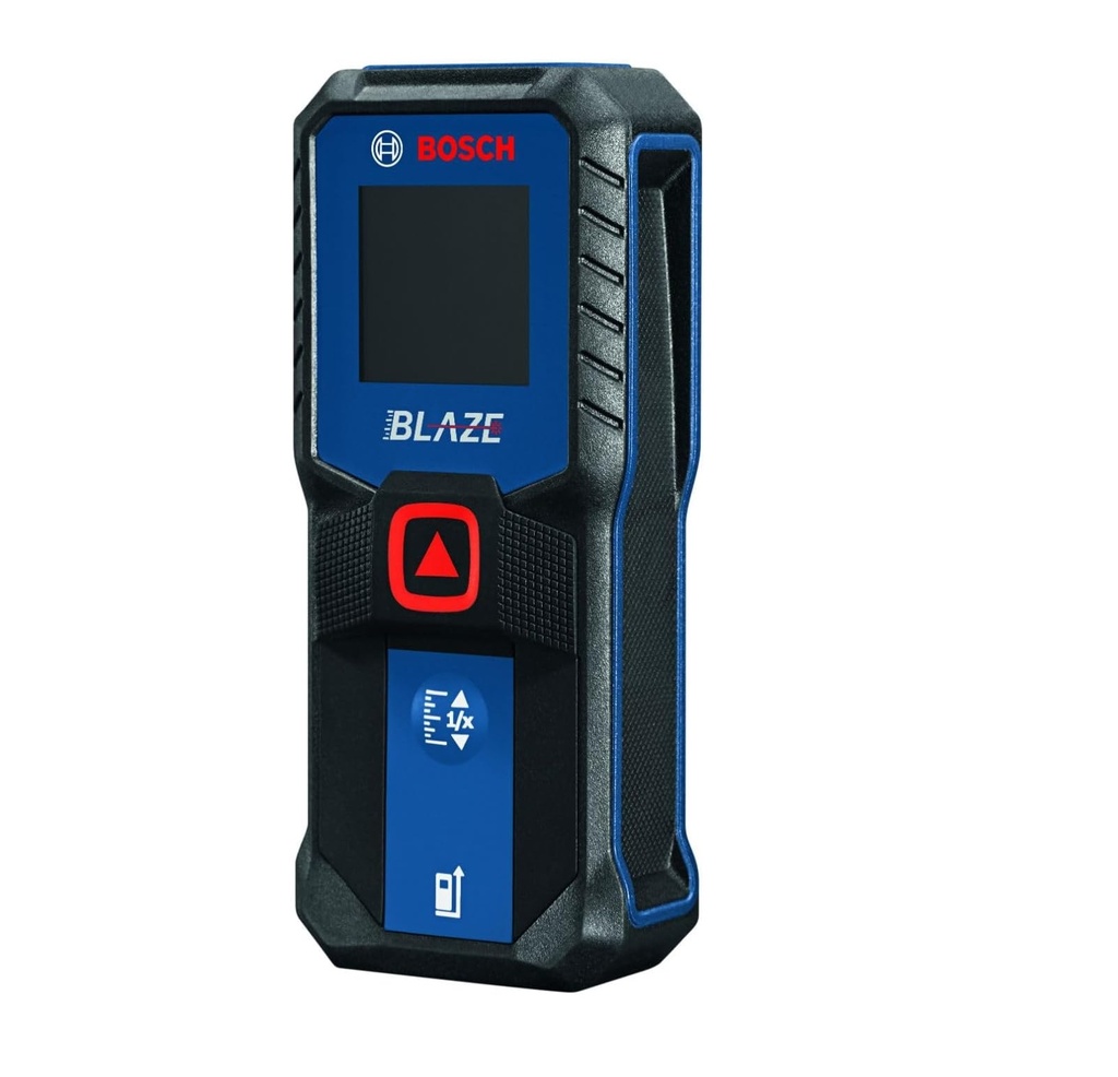 MEDIDOR / METRO LASER LUZ ROJA SERIE BLAZE 100 FT / 30 MTS PRECISION 1.5 MM REF. GLM-100-23 BOSCH