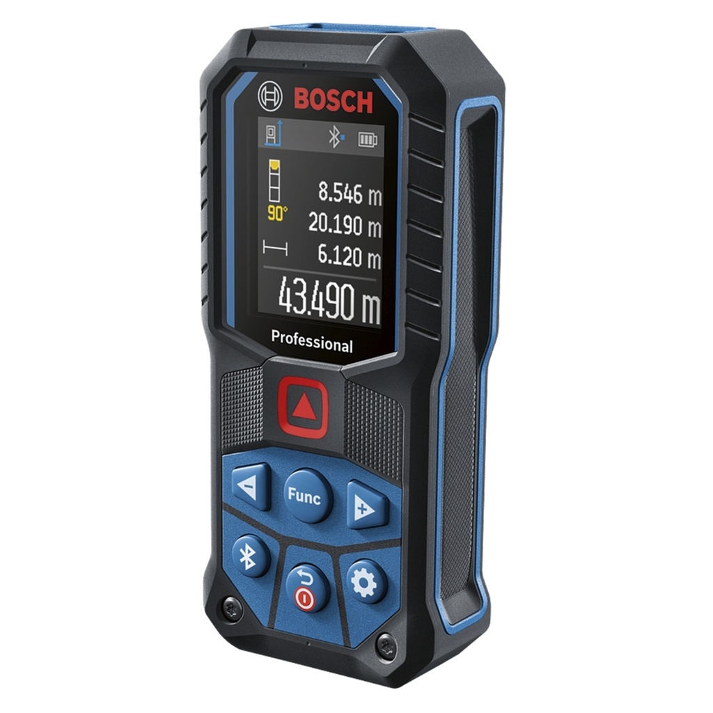 MEDIDOR / METRO LASER ROJO C/ BLUETOOTH HASTA 50 MTS PRECISION 1.5 MM REF.GLM 50C MARCA BOSCH