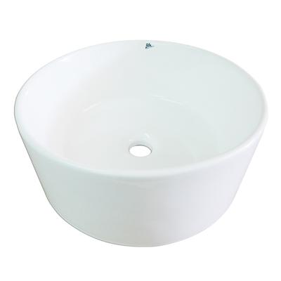 LAVAMANOS REDONDO DE SOBREPONER SIN HUECO 41 X 14 CM DE DIAMETRO BLANCO REF. LAVRESO02 MARCA BM