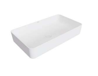LAVAMANOS RECTANGULAR DE SOBREPONER 60CM ART SQUARE FINECRAFT BLANCO MATE REF. NVLAV7782 MARCA NOVA