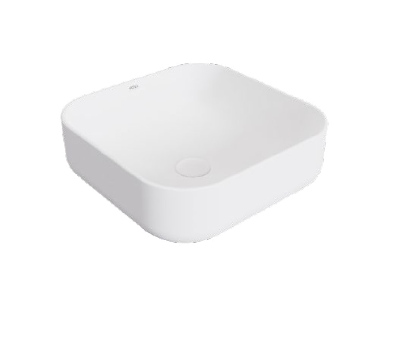 LAVAMANOS CUADRADO DE SOBREPONER 39 CM ART SQUARE FINECRAFT BLANCO MATE REF. NVLAV7785 MARCA NOVA