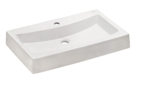 LAVAMANOS RECTANGULAR DE SOBREPONER 66 CM INDIAN BLANCO REF. INLAV0021 MARCA ROCA INCEPA