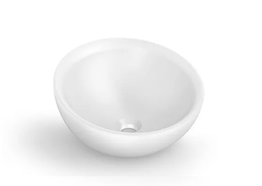 LAVAMANOS REDONDO DE SOBREPONER 38 CM INSPIRA SQUARE BLANCO REF. ROLAV0038 MARCA ROCA