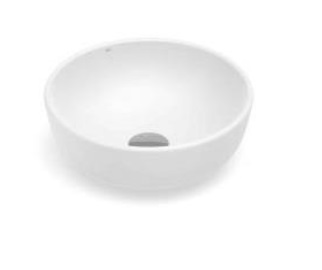 LAVAMANOS REDONDO DE SOBREPONER 35 CM OPTICA ER35 BLANCO MATE REF. ROLAV0057 / 143211 MARCA ROCA