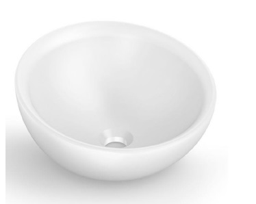 LAVAMANOS REDONDO DE SOBREPONER 38 CM X 18 CM PERLA REF. ROLAV9957 / 123077 MARCA ROCA