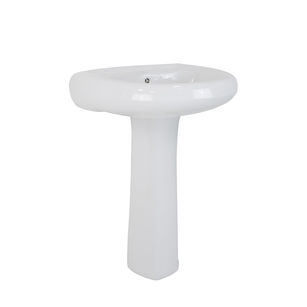 LAVAMANOS CON PEDESTAL PRESTIGE 49 CM X 42 CM X 84CM BLANCO REF. 3004001FA MARCA TORRENTI