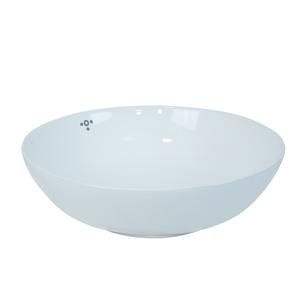 LAVAMANO REDONDO SOBRE TOPE COOPER 40 CM X 40 CM X 12 CM BLANCO REF. 3100151EZ MARCA TORRENTI
