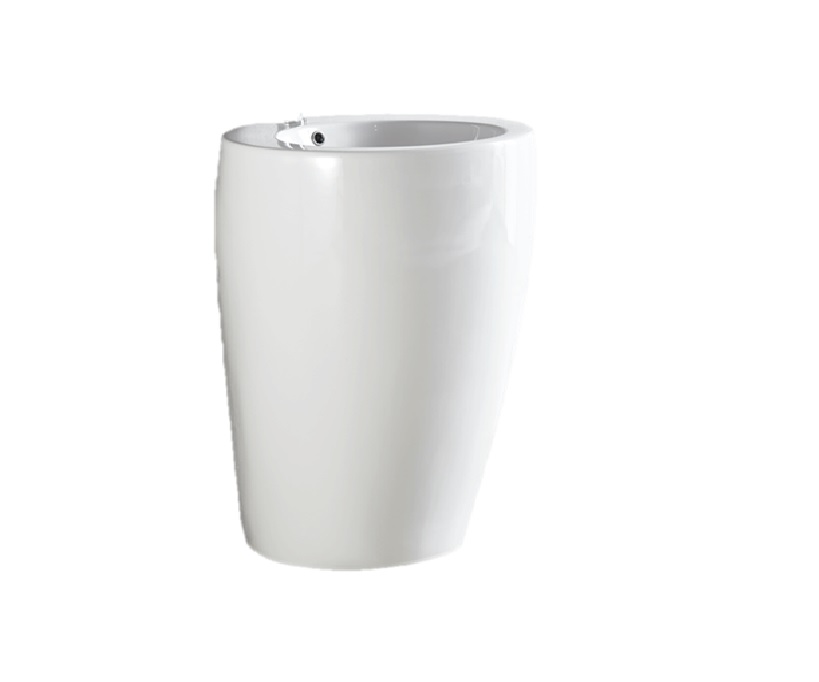 LAVAMANO DE PEDESTAL / COLUMNA REDONDO 49 X 50 X 84 CM COLOR BLANCO MARCA UNIQUE