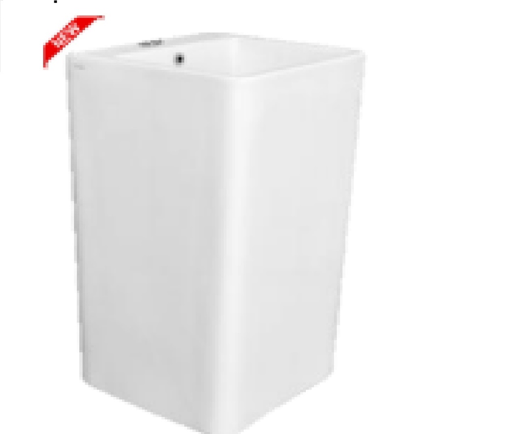 LAVAMANO DE PEDESTAL / COLUMNA CUADRADO 40 X 40 X 80 CM COLOR BLANCO MARCA UNIQUE