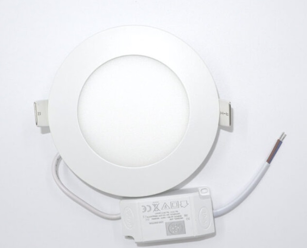 PANEL LED REDONDO P/ EMPOTRAR 6 W MULTIV 4.100 K COD. 6971260170021 MARCA HEA LIGHT