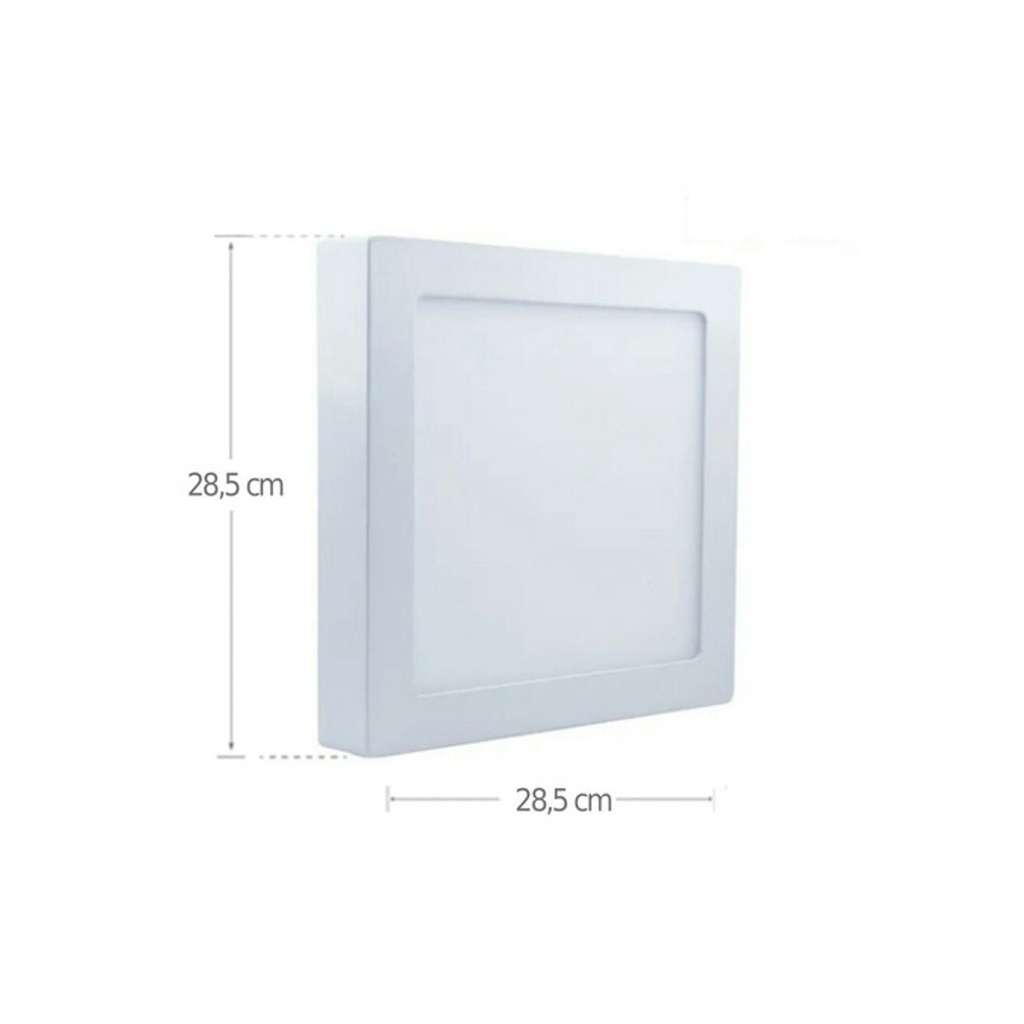 LED PANEL CUADRADO SUPERFICIAL 24W 6500K MULTV. 880202054274 MARCA NANUM LIGHT