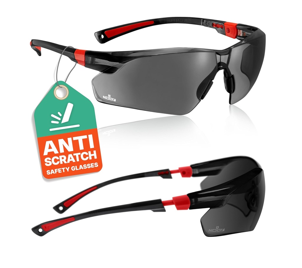 LENTES / ANTEOJOS DE SEGURIDAD OSCUROS UV 400 ANSI Z87 MOD. SF101AF-FM REF. 013909 MARCA NOCRY