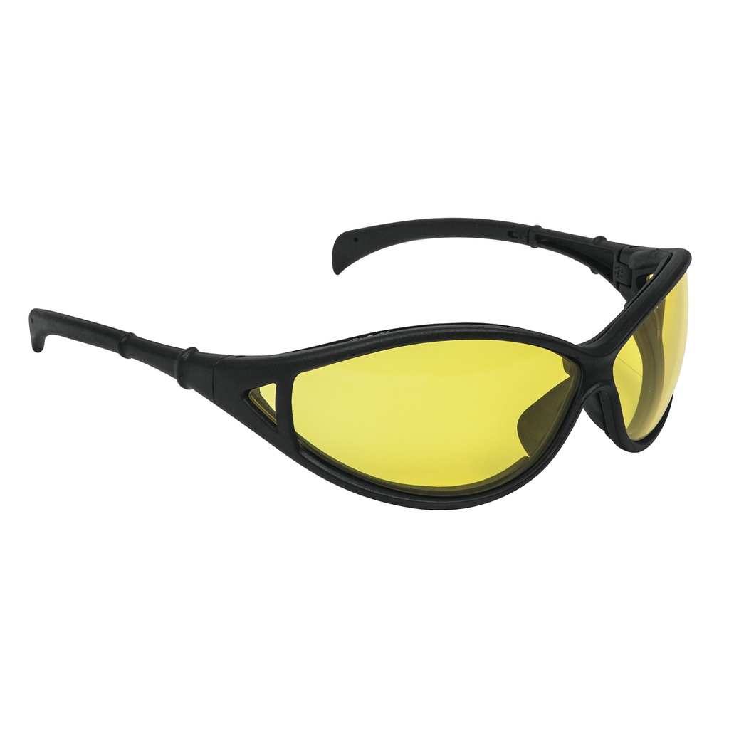 LENTES DE SEGURIDAD AJUSTABLES AMARILLO MOD. LEDE-XA REF. 10830 MARCA TRUPER