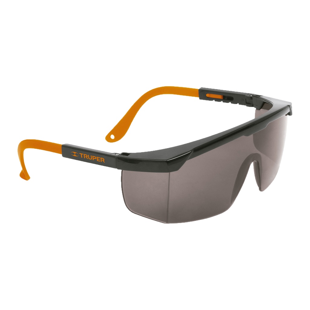 LENTES DE SEGURIDAD AJUSTABLES OSCUROS MOD. LEN-2000N REF. 14213 MARCA TRUPER