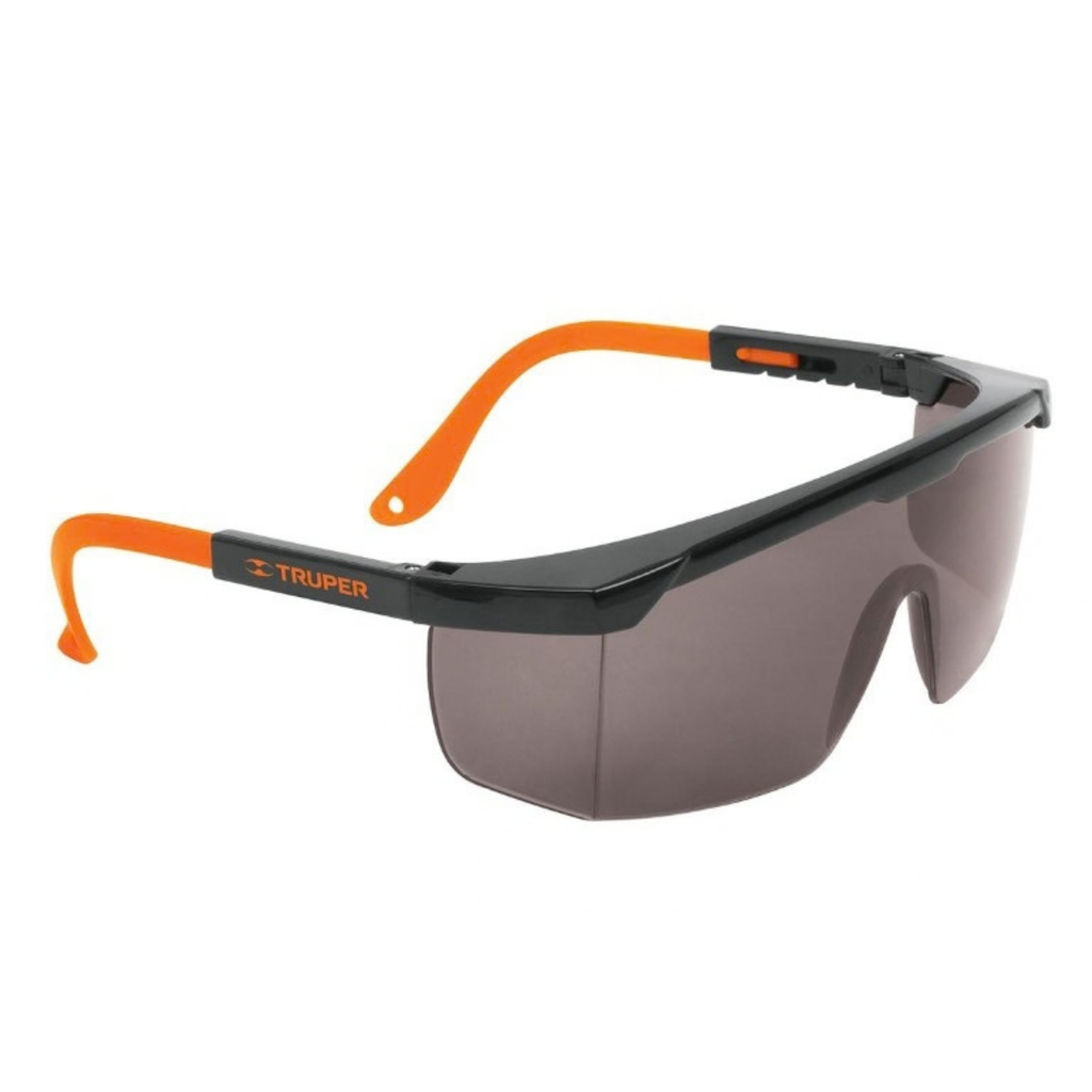 LENTES DE SEGURIDAD AJUSTABLES OSCUROS MOD. LEN-2000N REF. 14213 MARCA TRUPER