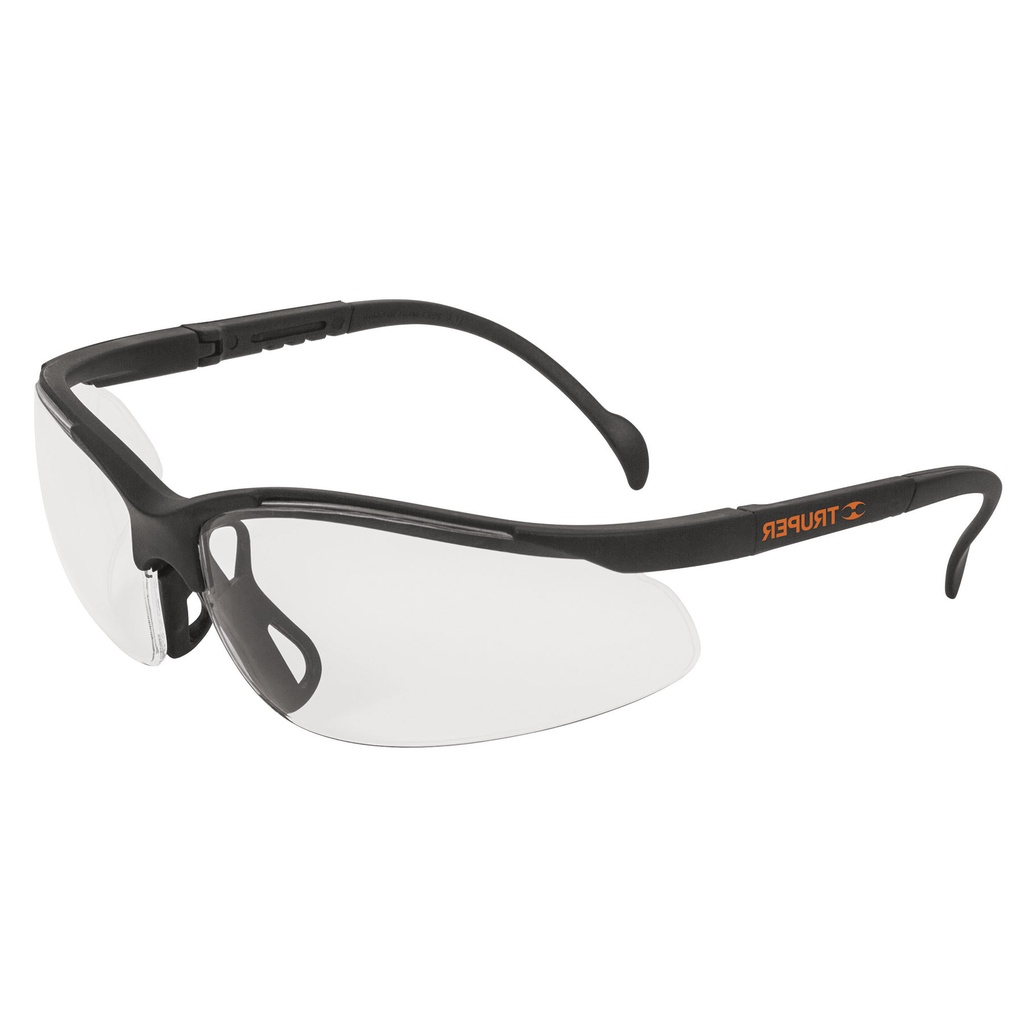 LENTES DE SEGURIDAD AJUSTABLES TRANSPARENTES MOD. LEDE-ST REF. 14301 MARCA TRUPER