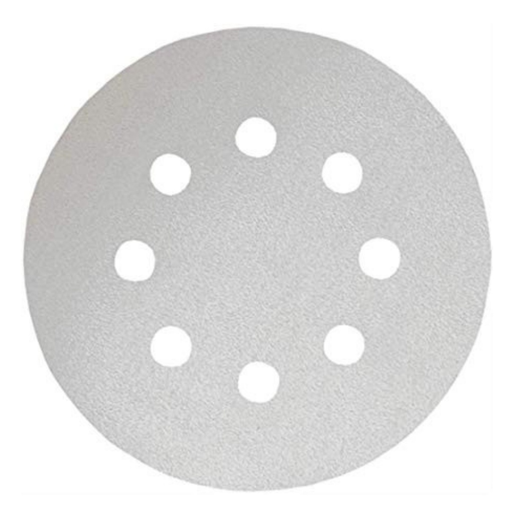 LIJA VELCRO 6" GRANO P180 H6 PARA PINTURA UNIDAD REF. 2608605027 / 880319 / 158442 MARCA BOSCH
