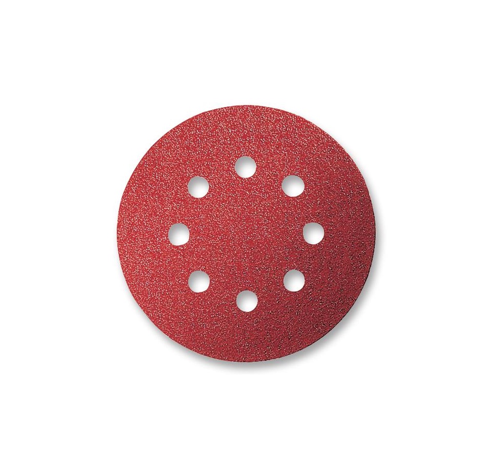 LIJA VELCRO 5" GRANO P80 H8 PARA MADERA UNIDAD REF. 2608605642 / 171267 MARCA BOSCH