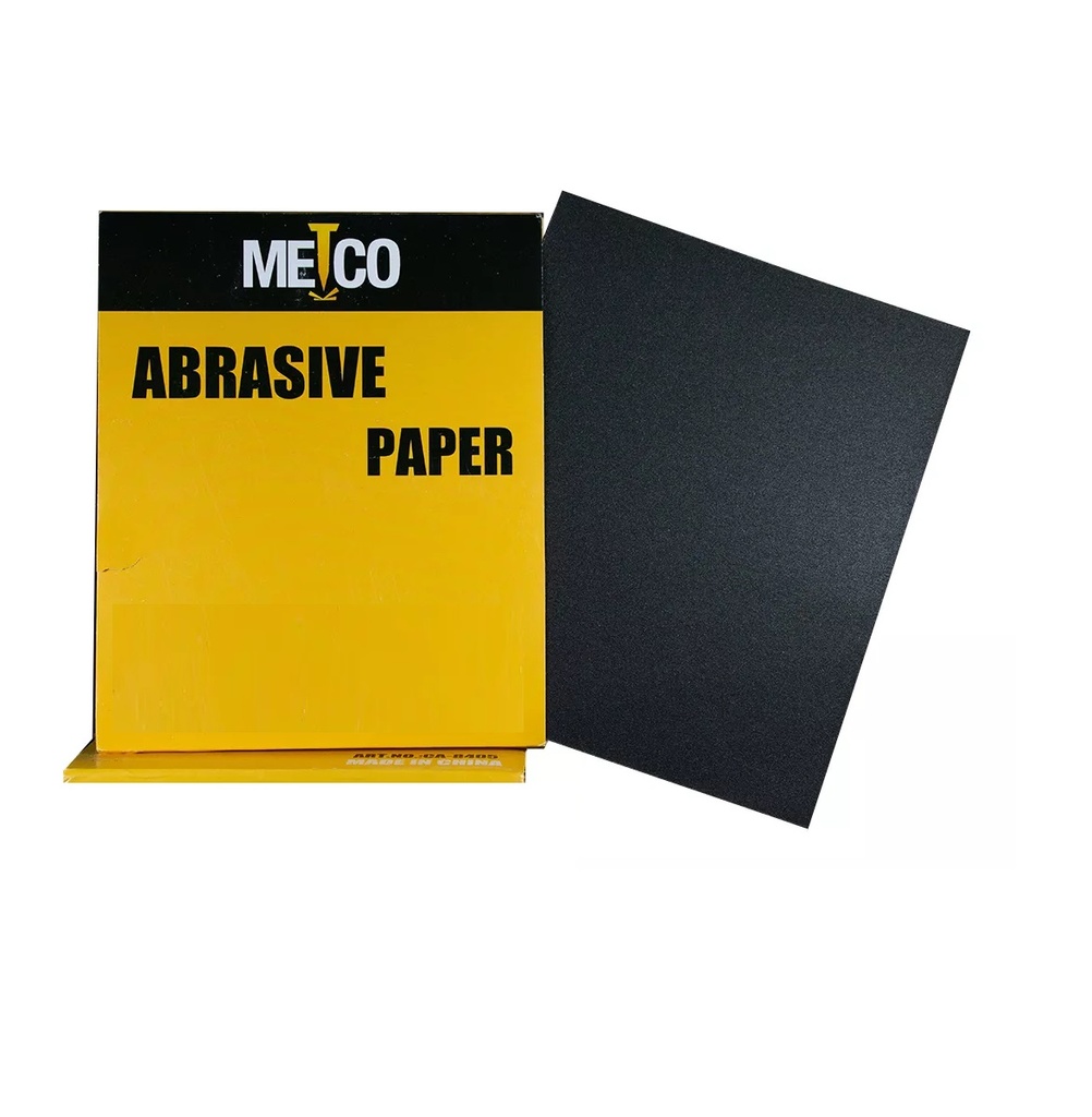 LIJA DE AGUA GRANO 100 9" X 11" REF. 404108 MARCA METCO