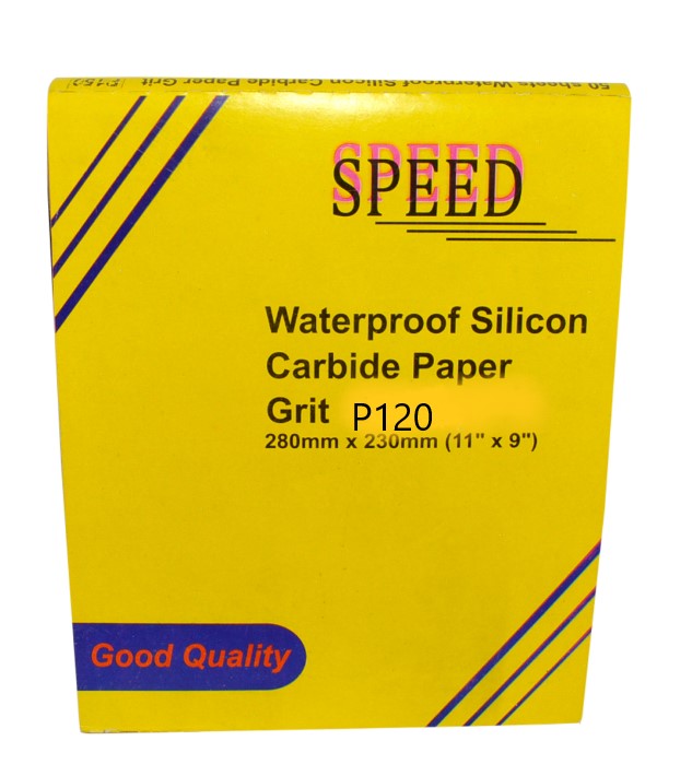 PLIEGO LIJA DE AGUA GRANO 120 REF. P120 MARCA SPEED