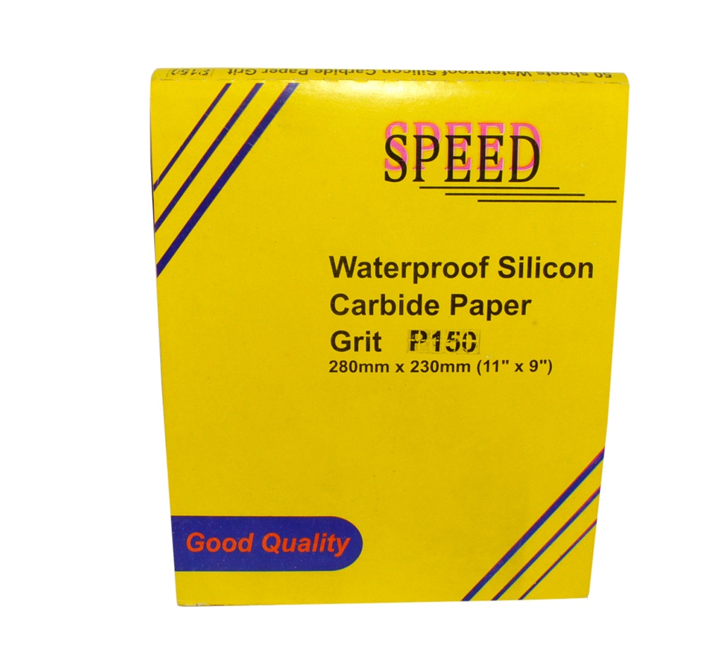 PLIEGO LIJA DE AGUA GRANO 150 REF. P150 MARCA SPEED