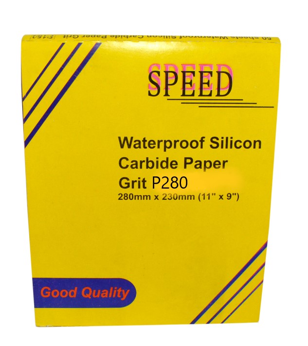 PLIEGO LIJA DE AGUA GRANO 280 REF. P280 MARCA SPEED