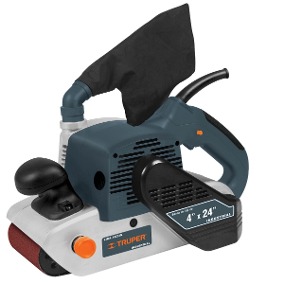 LIJADORA DE BANDA PROF. 4" X 24" 1200W / 10,5 A. REF. 16646 MARCA TRUPER