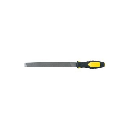 LIMA PLANA BASTARDA 8" MAD/MET/PVC REF. 21106 MARCA STANLEY