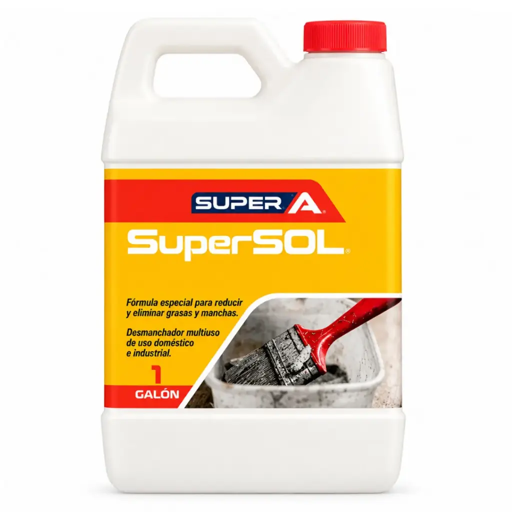 LIMPIADOR DOMESTICO / DESMACHANDOR MULTIUSO SUPER SOL 1 GALON REF. 7001006 MARCA SUPER A