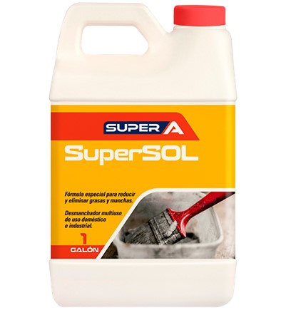 LIMPIADOR DOMESTICO / DESMACHANDOR MULTIUSO SUPER SOL 1 GALON REF. 7001006 MARCA SUPER A