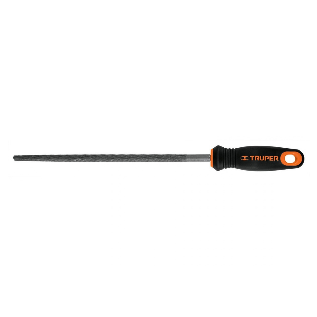 LIMA REDONDA BASTARDA 10" CON CABO CONFORT GRIP MOD. LRB-10T REF. 11244 MARCA TRUPER