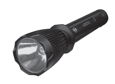 LINTERNA PLASTICA LED RECARGABLE 1 LED ALTA POTENCIA REF. 111608 MARCA AKSI