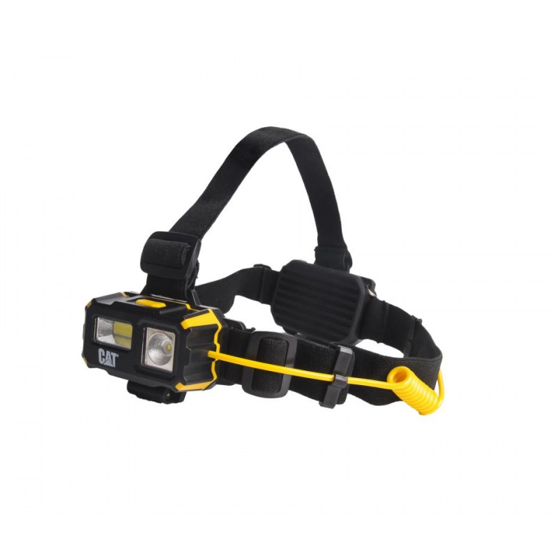 LINTERNA DE CABEZA 250 - 120 LUMENES 3 BATERIAS AAA 4 FUNCIONES REF. CT4120 MARCA CAT