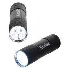 LINTERNA 9 LED FLASLUGTH BAT. AAA NO INCLUYE BATERIA COLOR NEGRO REF. K6068 / 413212 KODAK