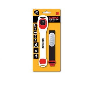 LINTERNA LED BIKE TRY ME IP42 5MTS USA 2XCR2032 MOD. ACTIVE 10 REF. 6271 / 416374 MARCA KODAK