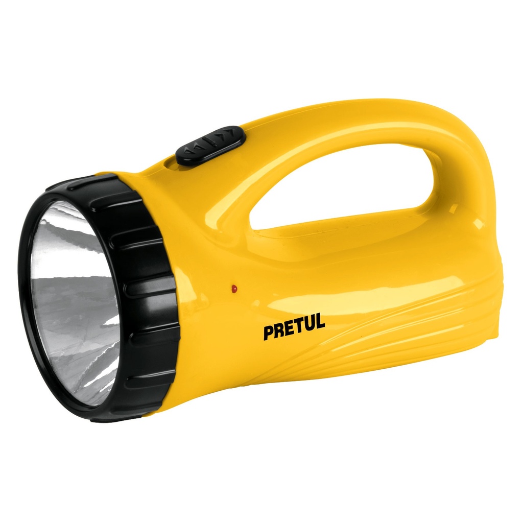 LINTERNA LED RECARGABLE 100 LUMENS MOD. LIRE-70P REF. 26075 MARCA PRETUL