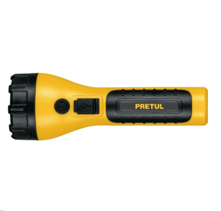 LINTERNA RECARGABLE LED 180 LUMENS MOD. LIRE-3C REF. 26102 MARCA PRETUL