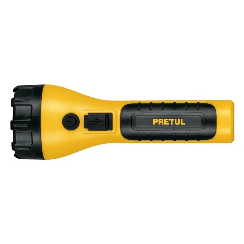 LINTERNA RECARGABLE LED 180 LUMENS MOD. LIRE-3C REF. 26102 MARCA PRETUL