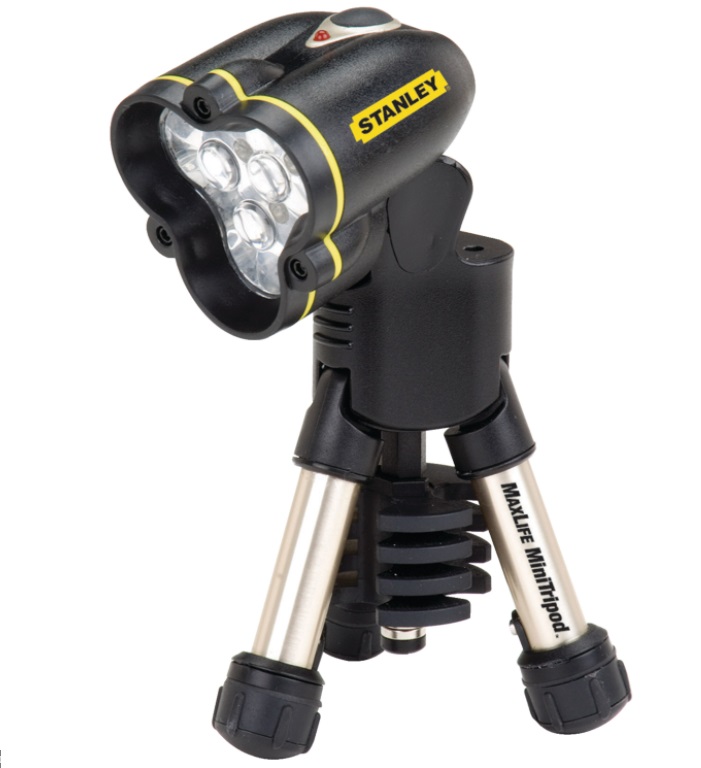 LINTERNA LED PEQ MAXLIFE C/TRIPODE 4" BAT. 3XAAA REF. 95111 MARCA STANLEY