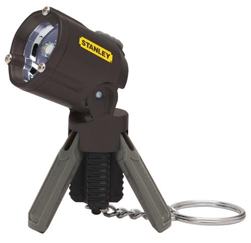 LINTERNA LED TIPO LLAVERO NEGRA 2" MINITRIPODE REF. 95113 MARCA STANLEY