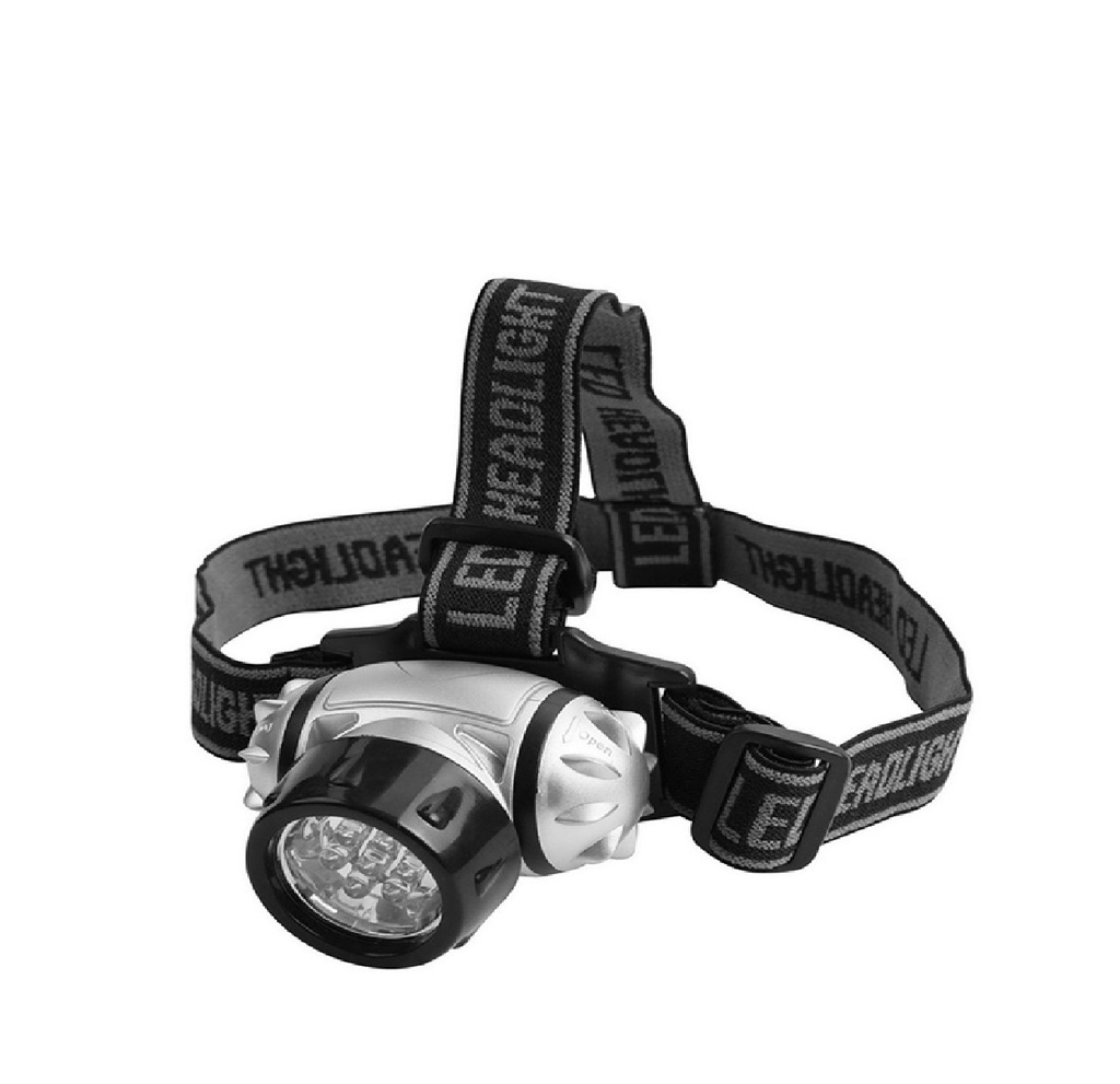 LINTERNA DE CABEZA 7 LED LUZ BLANCA MULTIFUNCION 1, 3 Y 7 LED NO INCLUYE BATERIA MARCA TOLSEN