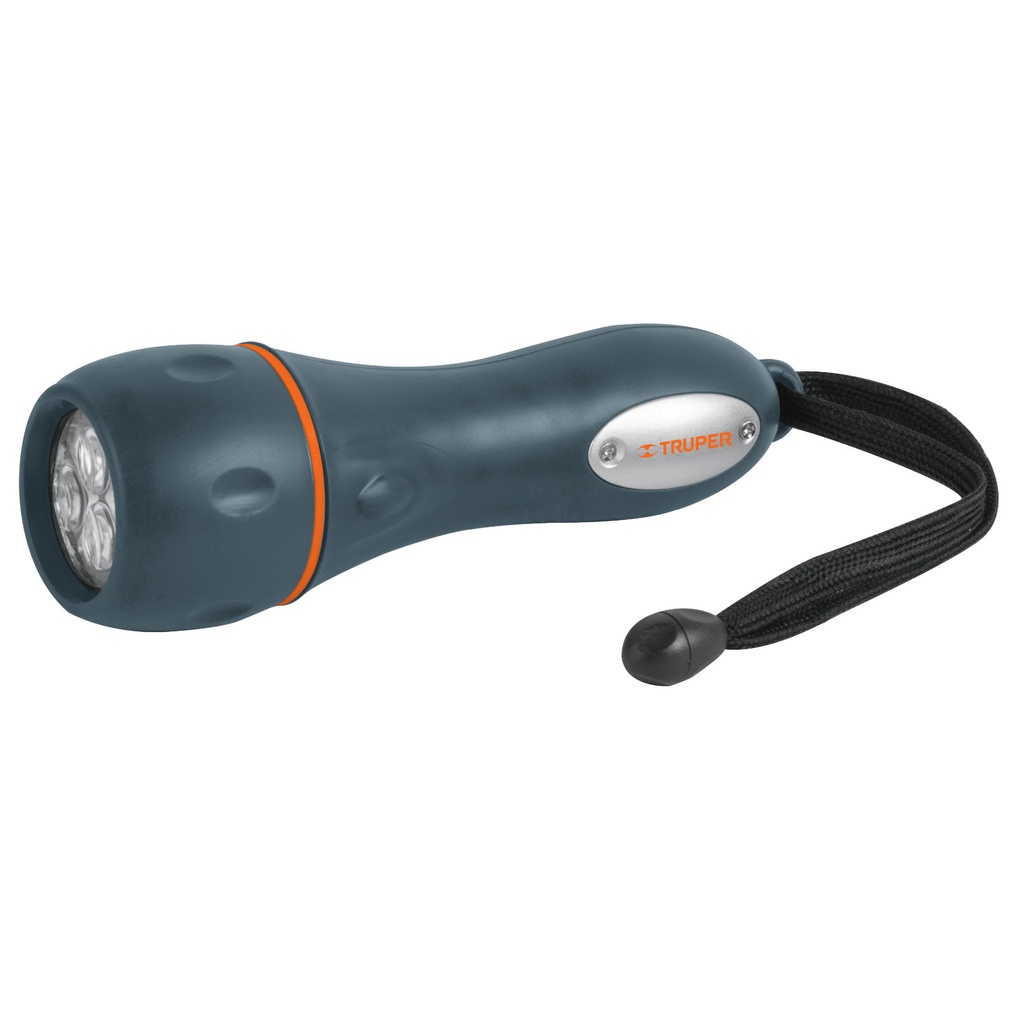 LINTERNA LED PLASTICA BATERIAS 2 AA MOD. LIPLA-50 LIPLA 45 REF. 10628-10463 MARCA TRUPER