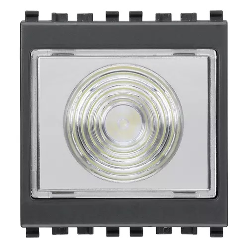 LINTERNA PORTATIL TORCIA CON LED 230V 50-60HZ BATERIA RECARGABLE GRIS SERIE EIKON REF. 20395 VIMAR