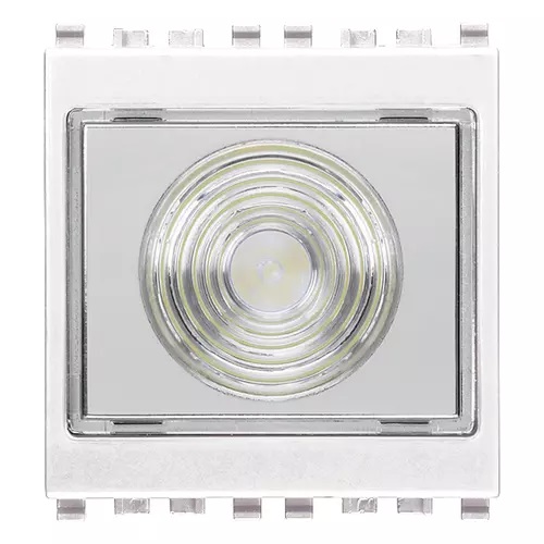 LINTERNA PORTATIL TORCIA C/LED 120V 50-60HZ BATERIA RECARGABLE BLANCO SERIE EIKON REF. 20396B VIMAR