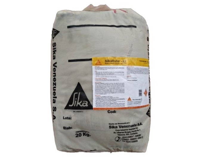 SIKALISTO 22 MORTERO PREDOSIFICADO PARA REPARACIONES SACO 20 KGS REF. 129460 MARCA SIKA