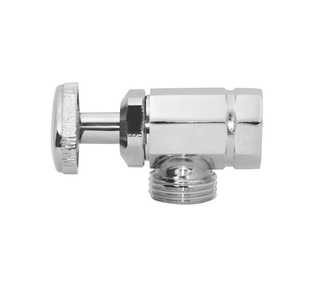 LLAVE DE ARRESTO 1/2" X 1/2" MACHO-HEMBRA MODELO STANDARD REF. GRI-0028 / 001227 MARCA BELT-G