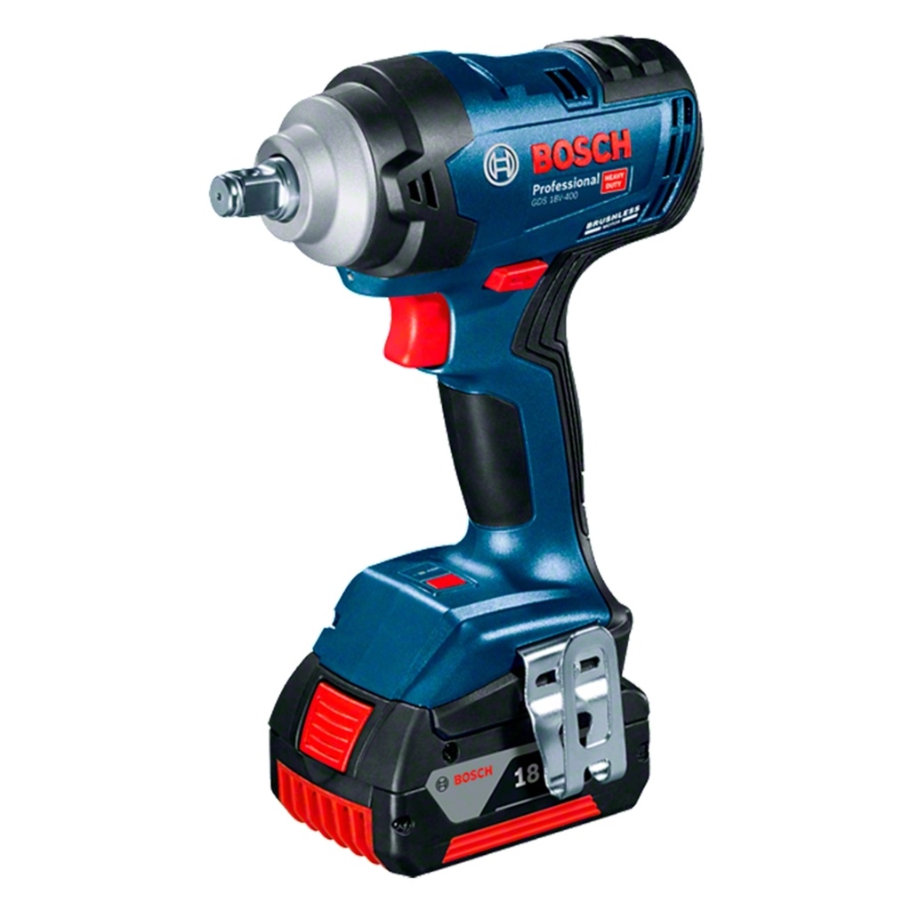 PISTOLA / LLAVE DE IMPACTO 1/2" 18V 2500RPM 400Nm C/ MALET 2 BAT+CARG REF. GDS 18V-400/ 865468 MARCA BOSCH